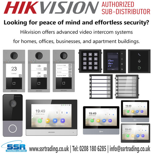 Hikvision Villa Intercom Kit: Premium Security and Communication Solution, Hikvision Advanced Video Intercom Systems For Homes, Offices, Businesses and Apartment Buildings, Residential and Commercial Environments - Intercom Kit