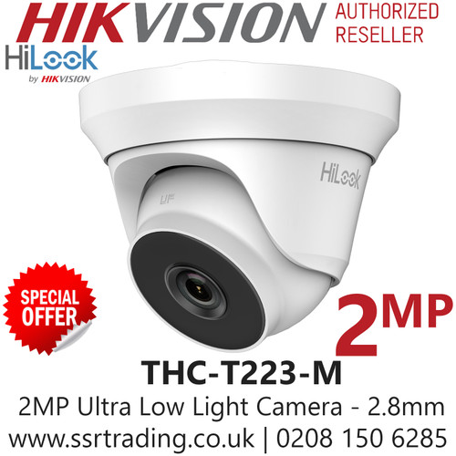 Hi-Look 2MP Ultra Low Light TVI Turret Camera - THC-T223-M (2.8mm)