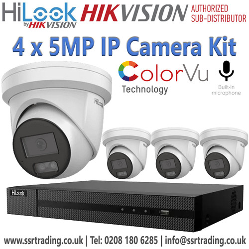 HiLook CCTV NVR Kit - NVR Surveillance System - NVR Security Kit - CCTV NVR Recorder Kit - Complete NVR System - 8 Channel NVR Kit - 16 Channel NVR Kit - HD NVR Kit - 4K NVR Kit- H.265 NVR Kit - 4-Ch NVR Complete System Kit - Full HD NVR Kit