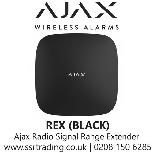 Ajax Radio Signal Range Extender Black - REX(BLACK)