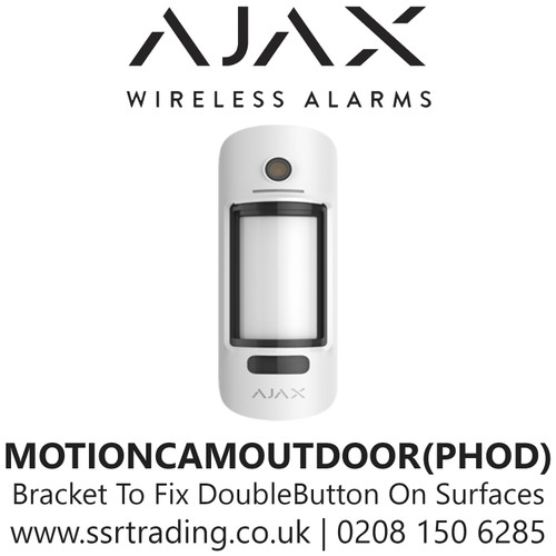 Ajax Wireless outdoor motion detector with a photo camera to verify alarms & photo on demand - MotionCamOutdoor(PhOD