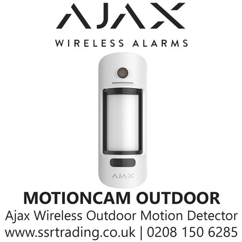 Ajax Wireless outdoor motion detector with a photo camera to verify alarms - MOTIONCAM OUTDOOR (WHITE)