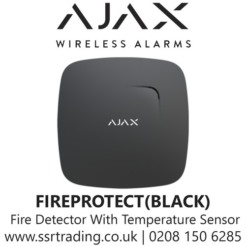 Ajax Wireless fire detector with temperature sensor (FireProtect) (BLACK)