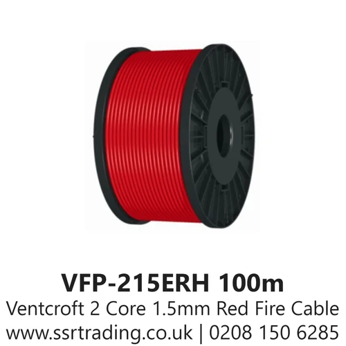 Ventcroft 2 Core 1.5mm 100m Red Fire Cable (VFP-215ERH 100m)