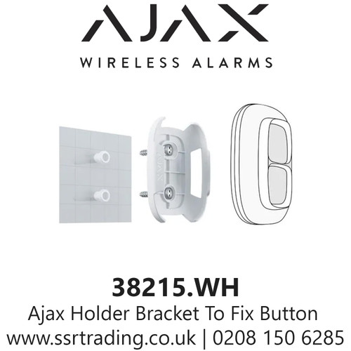 Ajax Holder Bracket to Fix Button or Double Button on Surfaces - 38215.WH