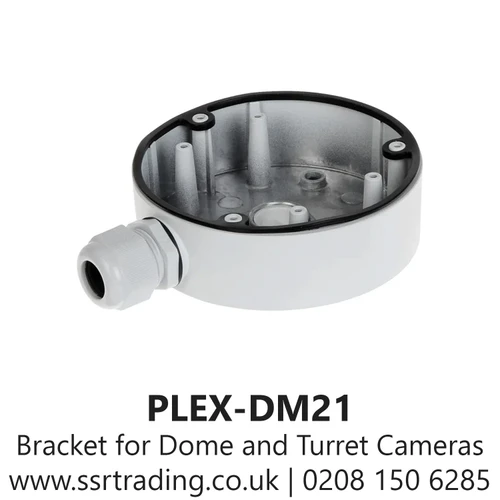 Bracket For Dome and Turret Cameras - (PLEX-DM21) Back Box - White