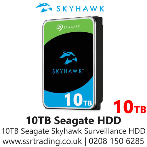 10TB Seagate Skyhawk Surveillance HDD for CCTV DVRs NVRs & PC Desktop 