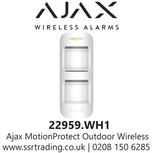 Ajax 22959.WH1 MotionProtect Outdoor Wireless Outdoor Motion Detector 