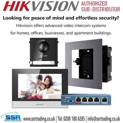 Hikvision Video intercom system - Hikvision PoE intercom kit - Power over Ethernet intercom - Hikvision PoE video intercom - Hikvision PoE entry control - Hikvision entry control - Hikvision IP PoE intercom kit - Modular PoE video intercom