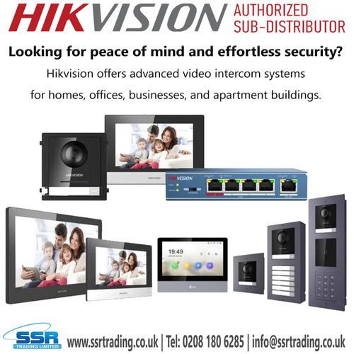 Hikvision Advanced Video PoE Intercom Systems for Homes, Offices, Businesses and Apartment Buildings, Residential and Commercial Environments - IP Intercom Kit - Hikvision IP Video intercom system