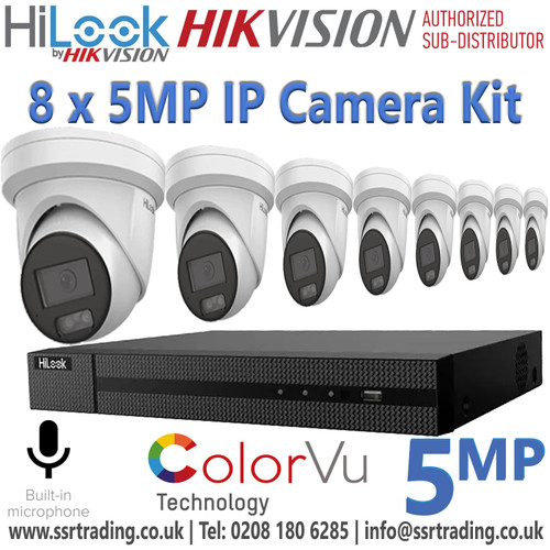 5MP IP Camera Kit - HiLook Latest 8 Channel NVR Kit - Latest Hybrid 8Ch NVR Kit - 8Ch Hilook NVR System Kit - HiLook 8Ch 5MP NVR Kit - 5MP NVR Kit - 8Ch 5MP NVR Kit - Network Video Recorder Kit - 8Ch NVR Kit - IP Camera Surveillance System Kit 