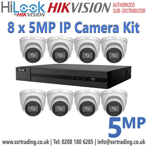 Latest 5MP IP Camera Kit - HiLook 8 Channel NVR Kit - Latest Hybrid 8Ch NVR Kit - Latest 8Ch Hilook NVR System Kit - HiLook 8Ch 5MP NVR Kit - 5MP NVR Kit - 8Ch 5MP NVR Kit - Network Video Recorder Kit - 8Ch NVR Kit - IP Camera Surveillance System Kit