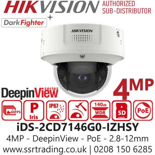 Hikvision iDS-2CD7146G0-IZHSY (2.8-12mm) – 4MP Smart CCTV Camera with DarkFighter Technology