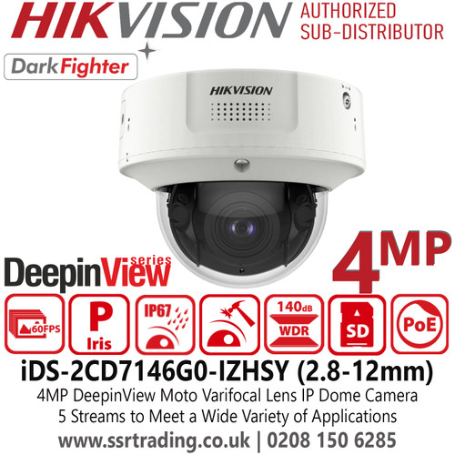 Hikvision DeepinView iDS-2CD7146G0-IZHSY (2.8-12mm) – IP67, IK10, Smart Detection, and HEOP Platform Integration