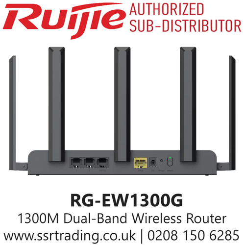 Ruijie 1300M Dual-Band Gigabit Wireless Router - RG-EW1300G