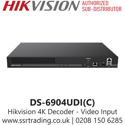 DS-6904UDI(C) Hikvision 4K Decoder, Video Encoding and Decoding
