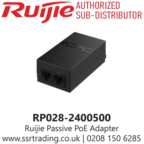 Ruijie RP028-2400500 Passive Poe Adapter For Wireless Bridge,Without Power Cord, 24V/0.5A, 12W 