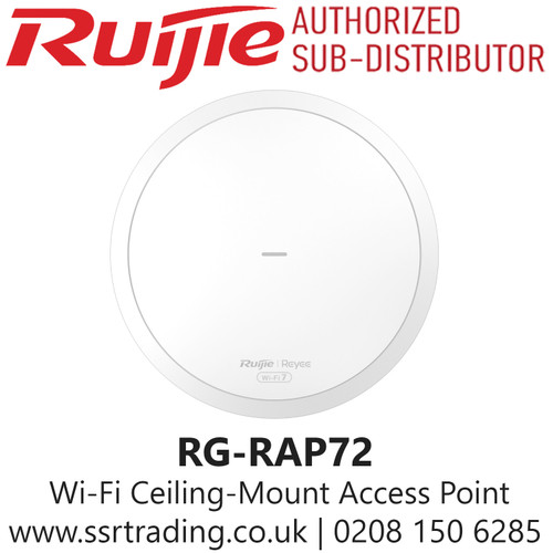 RG-RAP72 Ruijie Wi-Fi 7 BE3600 Ceiling-Mount Access Point, Smart Home, Hotel, office, etc.