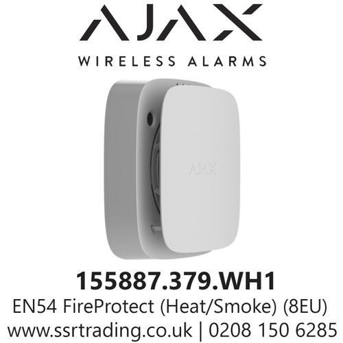 Ajax En54 Fireprotect (Smoke/Sounder) Jeweller - 155887.379.WH1