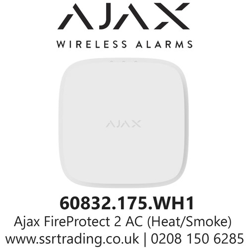 Ajax Fireprotect 2 Ac (Heat/Smoke) White - 60832.175.WH1