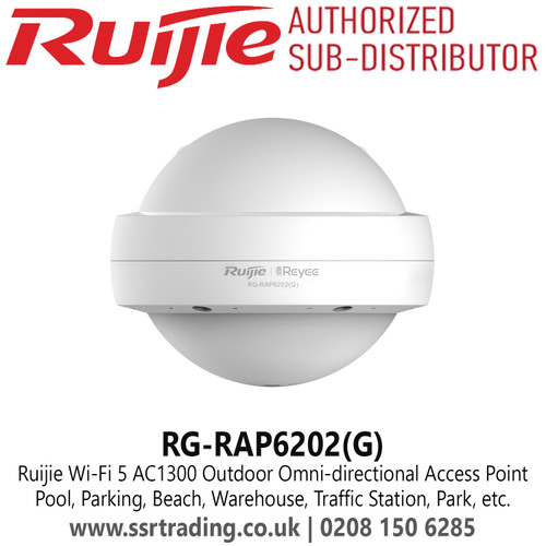 Ruijie RG-RAP6202(G) Wi-Fi 5 AC1300 Outdoor Omni-directional Access Point 