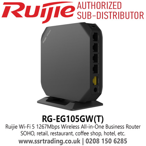 Ruijie RG-EG105GW(T) Wi-Fi 5 1267Mbps Wireless All-in-One Business Router 