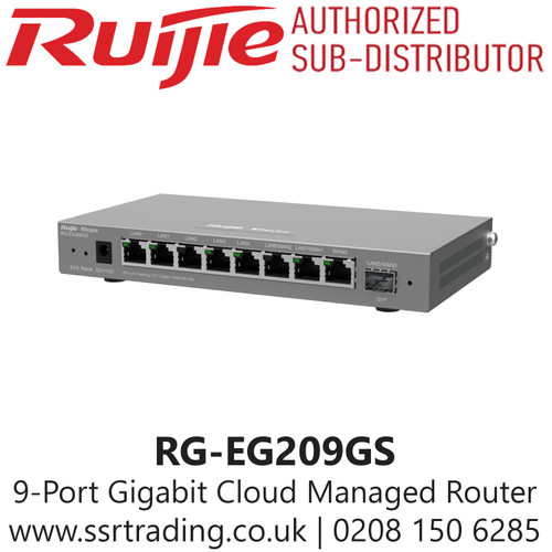 Ruijie RG-EG209GS 9 Port Gigabit Cloud Managed SFP Router