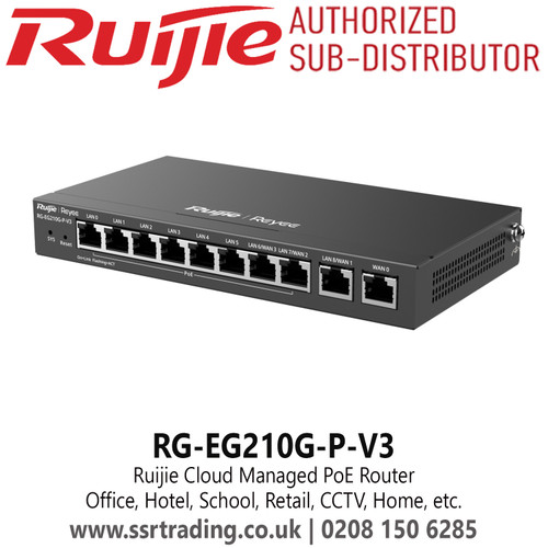 RG-EG210G-P-V3 Ruijie Cloud Managed PoE Router 