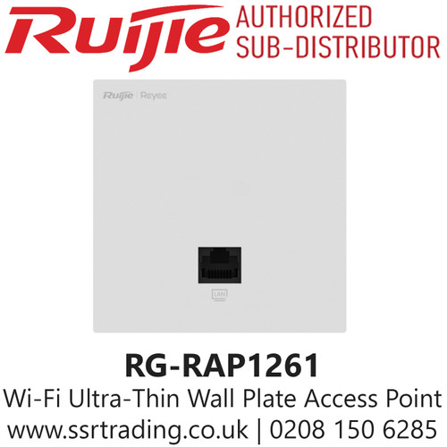 Ruijie Wi-Fi 6 AX3000 Ultra-Thin Wall Plate Access Point - RG-RAP1261