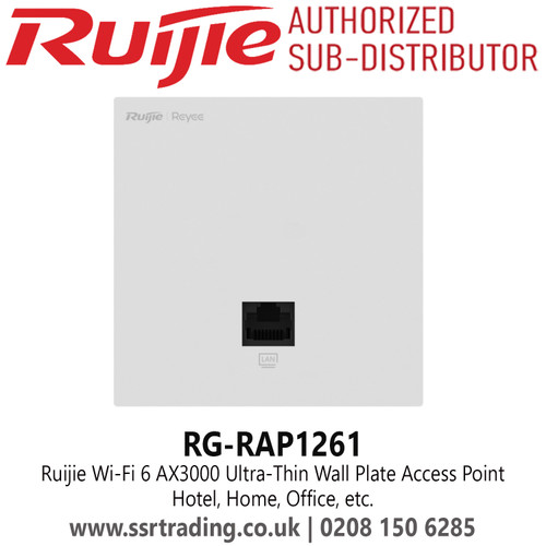 RG-RAP1261 Ruijie Wi-Fi 6 AX3000 Ultra-Thin Wall Plate Access Point 