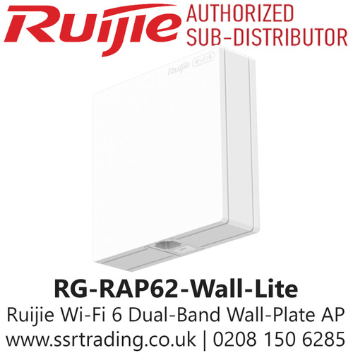 Ruijie Wi-Fi 6 AX3000 Dual-Band Wall-Plate AP,Suitable For Five-star Hotels, Offices, and Other Similar Scenarios - RG-RAP62-Wall-Lite