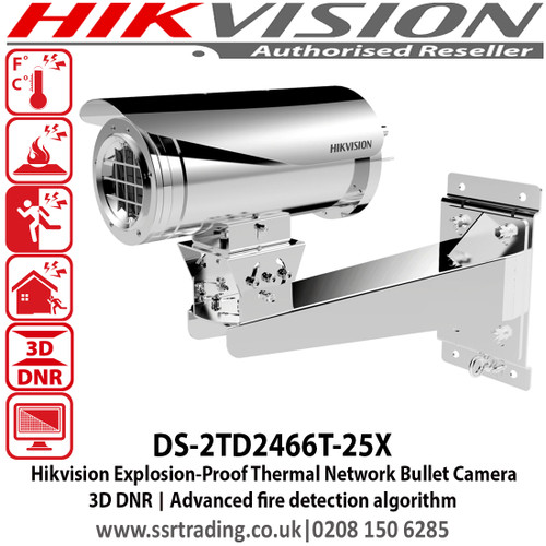 Hikvision Explosion-Proof Thermal Network Bullet Camera - DS-2TD2466T-25X