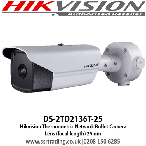 Hikvision - Thermometric Network Bullet Camera - DS-2TD2136T-25