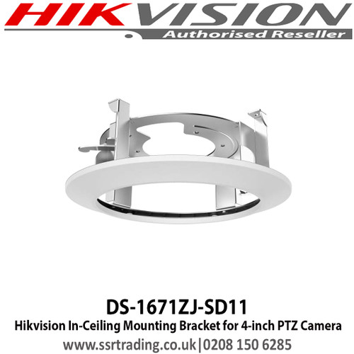 Hikvision DS-1671ZJ-SD11 In-Ceiling Mounting Bracket for 4-inch PTZ Camera