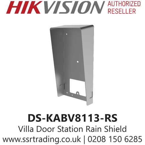 Hikvision surface mounting protective rain shield for use with DS-KV8*13 series door stations (DS-KABV8113-RS/SURFACE)
