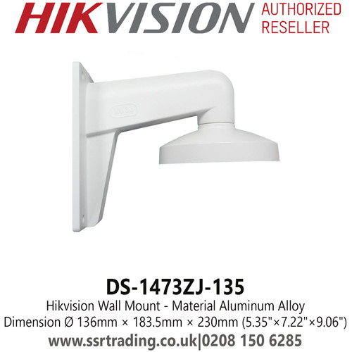 Hikvision Metal wall mount bracket for use with DS-2CD2H*5FWD-IZS series of cameras (DS-1473ZJ-135)