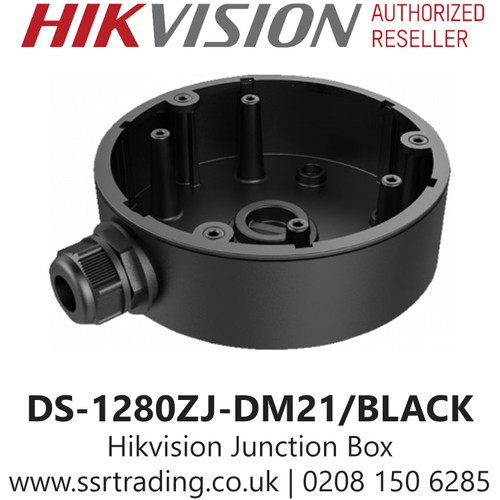 Hikvision Flush Junction Box  IP Cameras in Black - DS-1280ZJ-DM21/BLACK