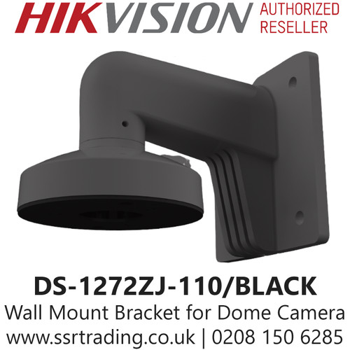 Hikvision Metal Wall Mount Bracket in Black Color - DS-1272ZJ-110/BLACK