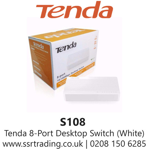 Tenda 8 Port 10/100Mbps Desktop  Switch S108