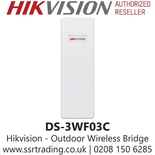 Hikvision Outdoor Wireless Bridge Built-in 15dBi 2×2 dual-polarised directional MIMO antenna - DS-3WF03C 