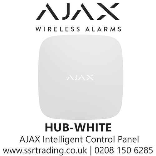 Ajax Intelligent control panel is a key element of the Ajax security system - HUB - WHITE
