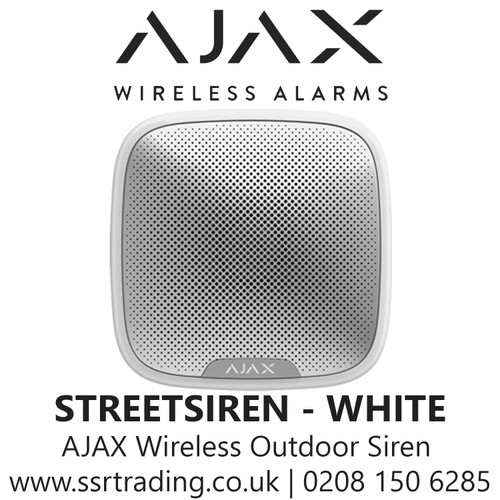 AJAX Wireless Outdoor Siren with Sound and Light Warning - STREETSIREN 