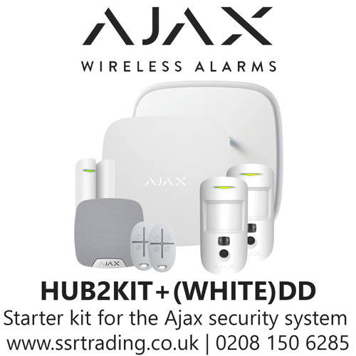 AJAX - Starter kit for the Ajax security system - HUB2KIT+(WHITE)DD