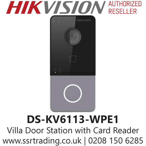 Hikvision Plastic Villa Door Station with card reader & 485 & indicators - DS-KV6113-WPE1