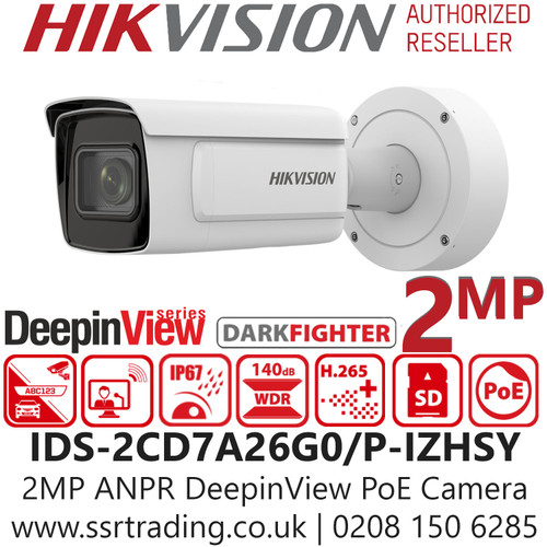 Hikvision 2MP PoE Camera - IDS-2CD7A26G0/P-IZHSY
