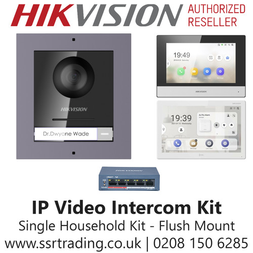Hikvision Intercom Door Station Kit Flush Mount - DS-KD8003-IME1