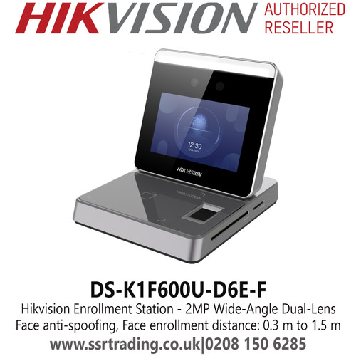 Hikvision DS-K1F600U-D6E-F Enrollment Station 