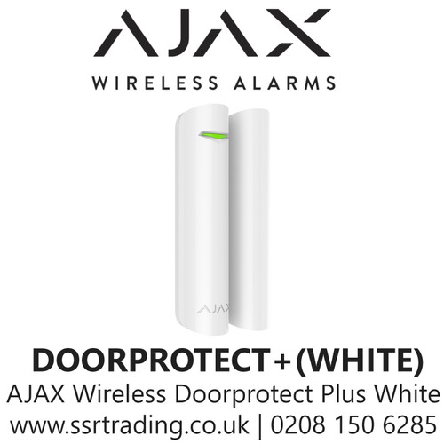 AJAX Wireless Opening Detector Notifies Of First Signs Of Intrusion Into The Room Through The Door or Window - DOORPROTECT+(WHITE)