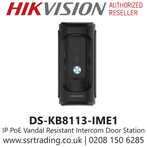 Hikvision Vandal Resistant Video Intercom Metal Door Station - DS-KB8113-IME1