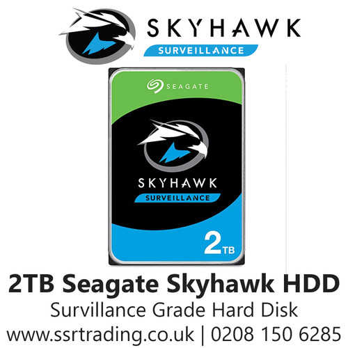 ST2000VX008 2TB Hard Drive - Seagate Skyhawk Surveillance HDD For CCTV DVRs NVRs & PC Desktop 